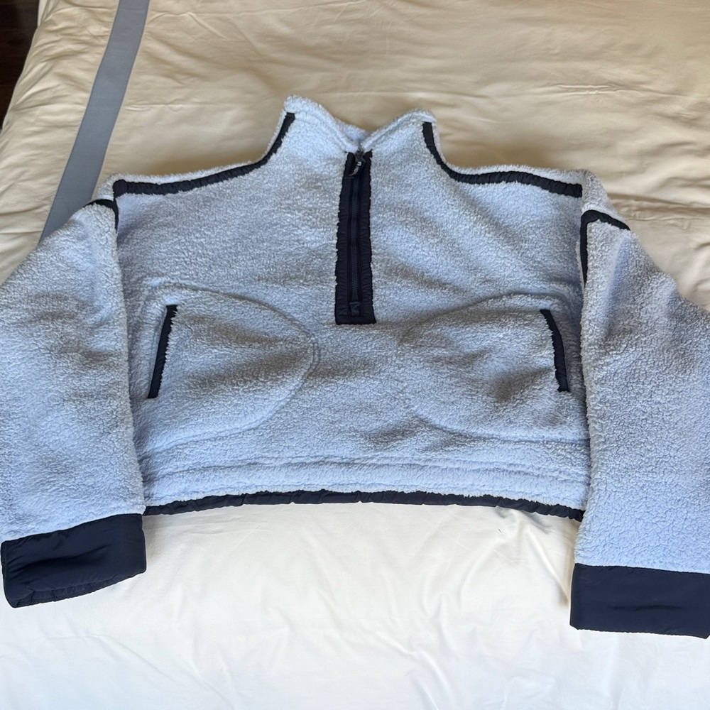 Light Blue w Dark Blue Accents FP Movement Fleece Pullover